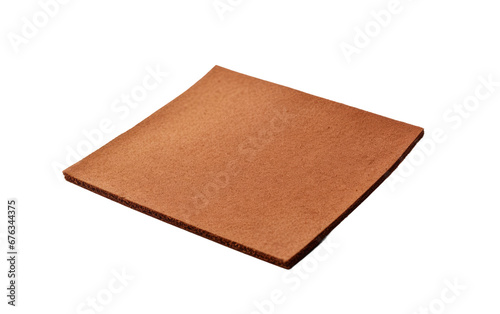 Beautiful Brown Sandpaper Isolated on Transparent Background PNG.