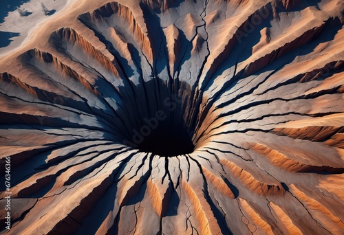 anomalous hole abyss in the desert