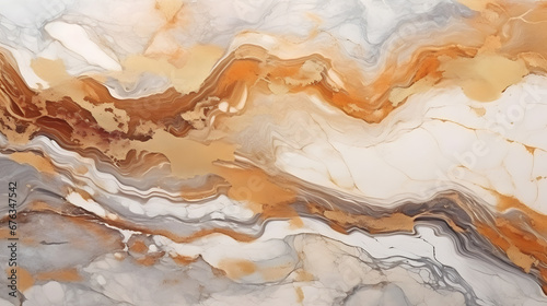 Ancient oriental drawing technique. Beautiful Natural Luxury. Marbleized effect. Style incorporates the swirls of marble background. generative AI.