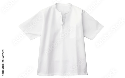 Beautiful Tunic Shirt Isolated On Transparent Background PNG.