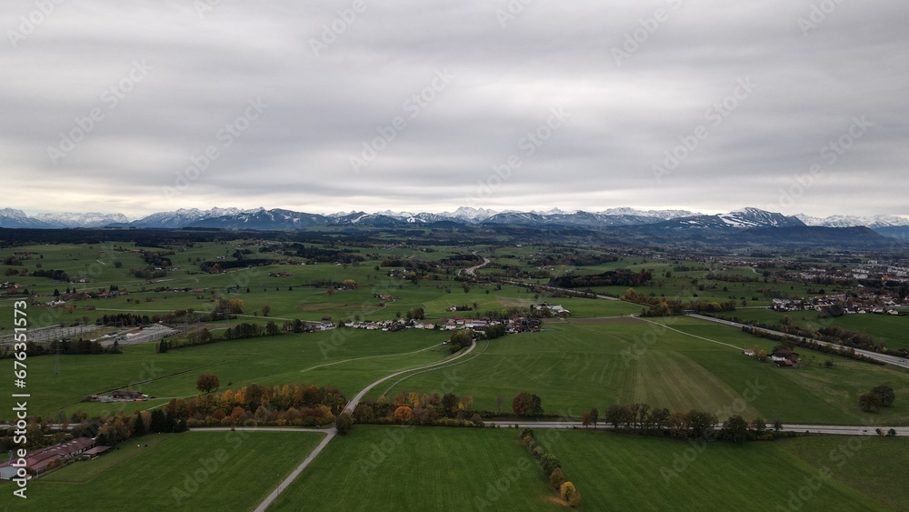 Village Elegance: Winter's Touch in the Alps