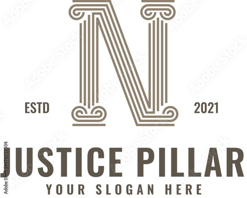 N Justice Pillar Logo