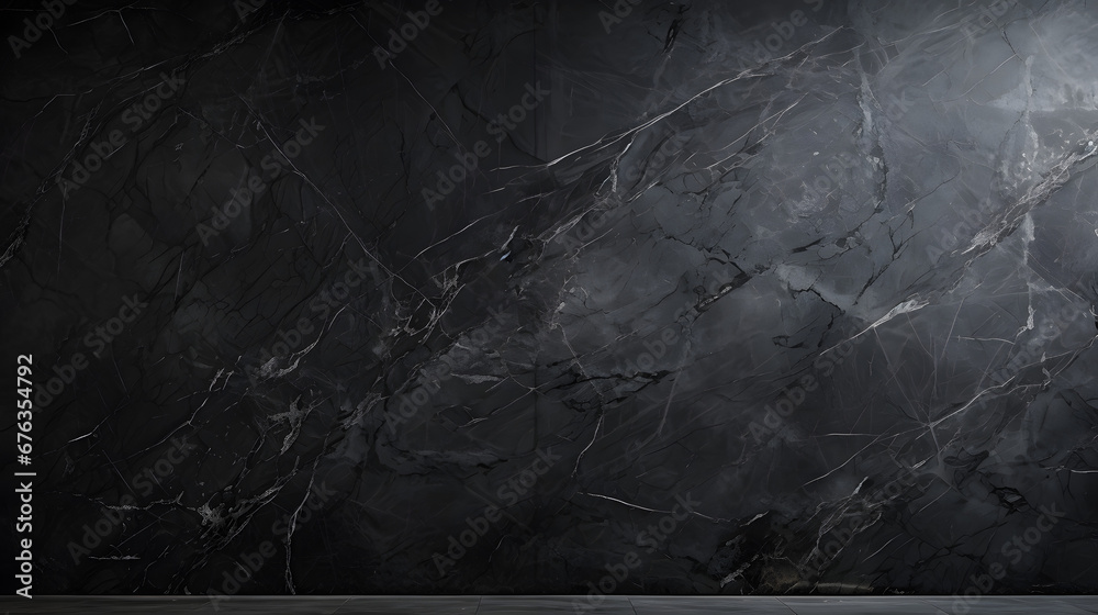 Black Forest granite is a high gloss polished stone. Textured of the Black marble background. Black Marquina texture marble slabs with high resolution. dark grey marbel for interior de. generative AI. Black Forest granite is a high gloss polished stone. Textured of the Black marble background. Black Marquina texture marble slabs with high resolution. dark grey marbel for interior de. generative AI.