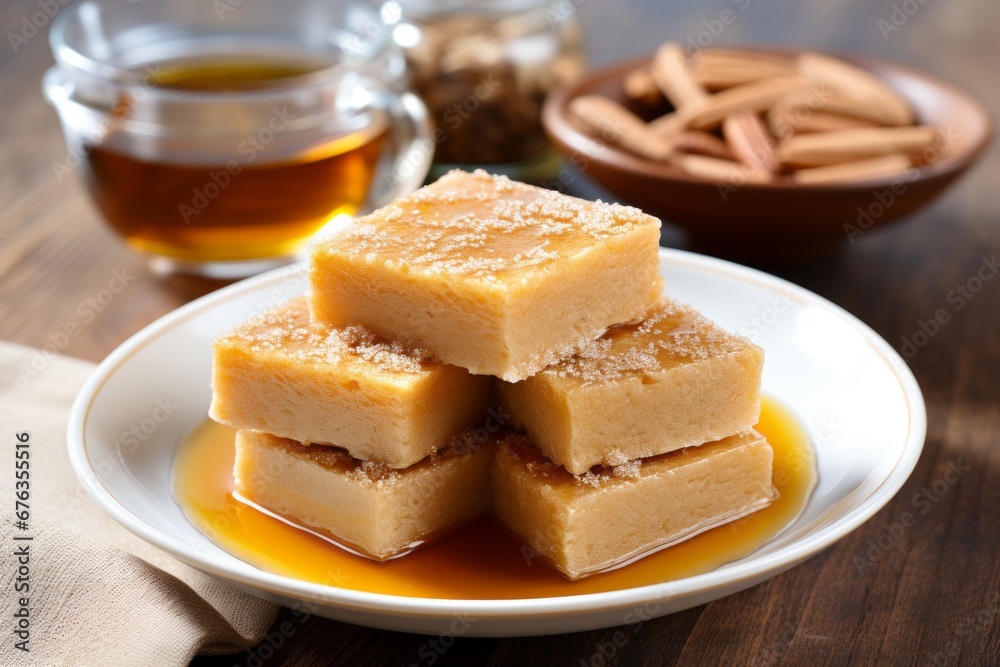Chinese new year traditional nian gao rice cakes symbolic sticky treat with cultural significance Chinese new year traditional nian gao rice cakes symbolic sticky treat with cultural significance