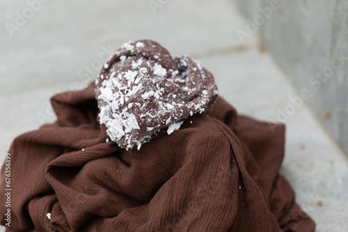white tissue residue on washed clothes