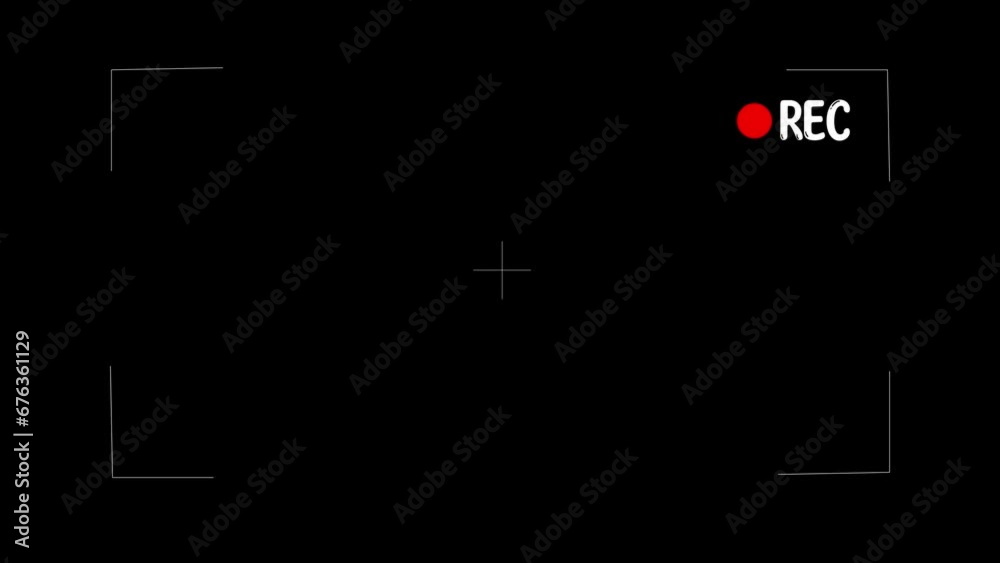 Record Button Element + Alpha, Record symbol animation on black background Record Button Element + Alpha, Record symbol animation on black background