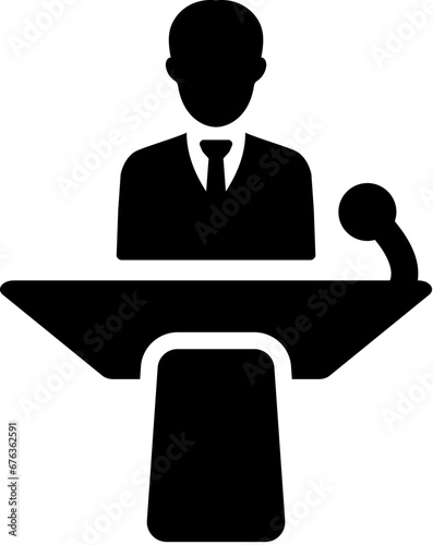 Conference lecture icon