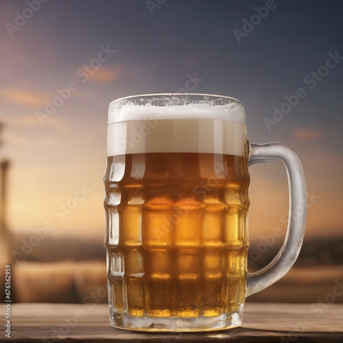 Fresh Beer Background Very Cool