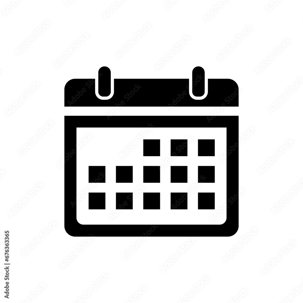 Flat Calendar Icon Vector Artwork Flat Calendar Icon Vector Artwork