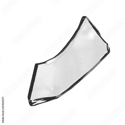Broken glass texture isolated cracks on a white background. Broken glass png, fragments png. Crack, pieces of glass PNG. Macro camera pieces of glass.
