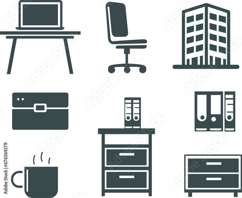 Modern Furniture Icons with all files