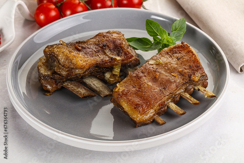 Roasted Lamb ribs with spices
