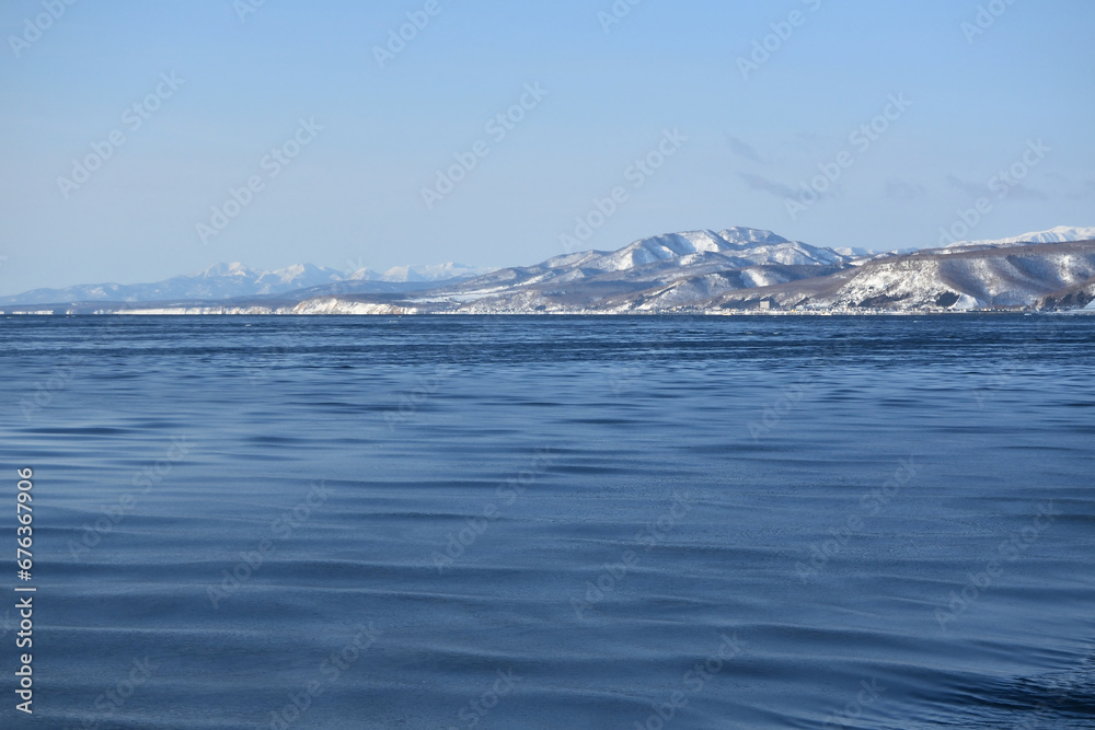 Rausu in winter season Rausu in winter season