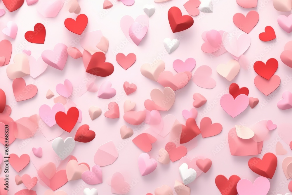 Fond avec des cœurs rose Fond avec des cœurs rose