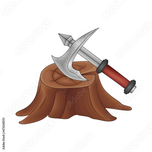 axe illustration 