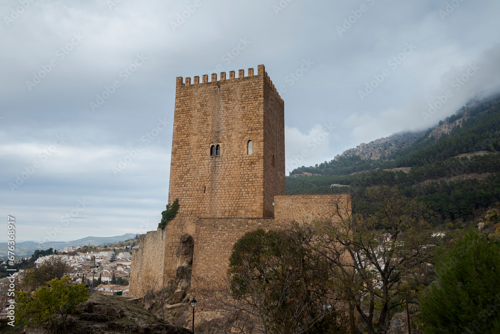 Castle of the Yedra, in the municipality of Cazorla, province of Jaen, Andalusia, Spain. Its origins could be Muslim, possibly from the Almohad period (12th century).