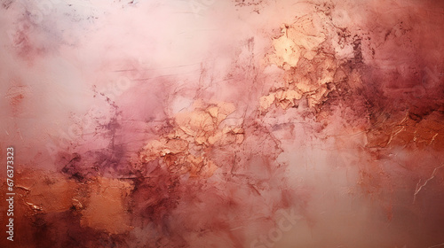 Old pale rose gold paper background texture. AI generative