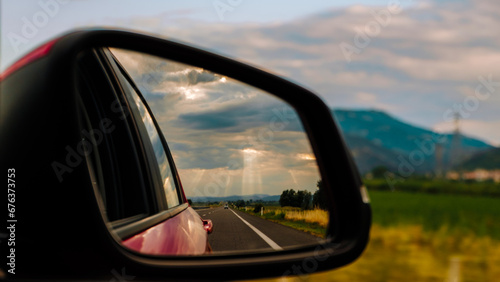 driving in the mirror