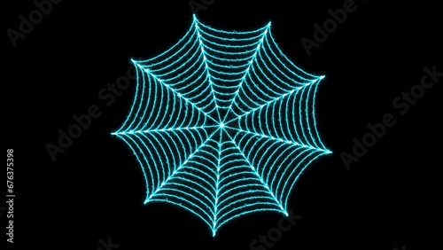 Photos Altweibersommer, mit Tau bedecktes Spinnennetz im Morgenlicht, Herbst