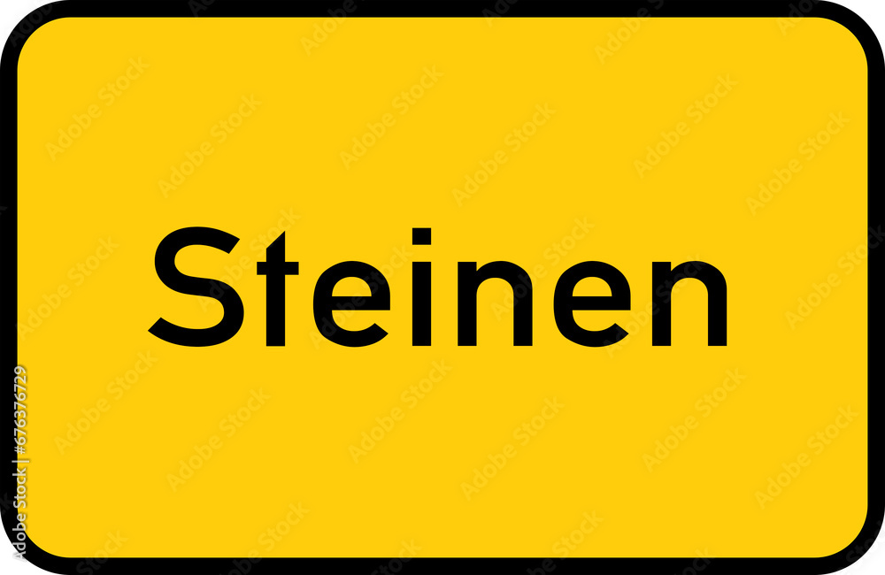 City sign of Steinen - Ortsschild von Steinen City sign of Steinen - Ortsschild von Steinen