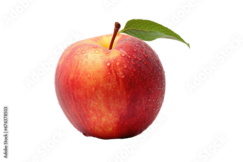Unveiling of a White Nectarine on Transparent Background  PNG  Generative Ai