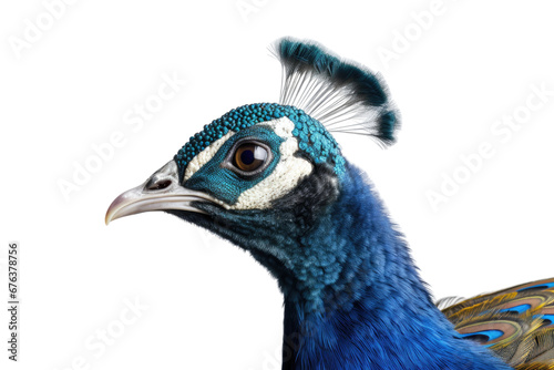 Realistic 8K Peacock on Transparent Background, PNG, Generative Ai © TheLogoTip