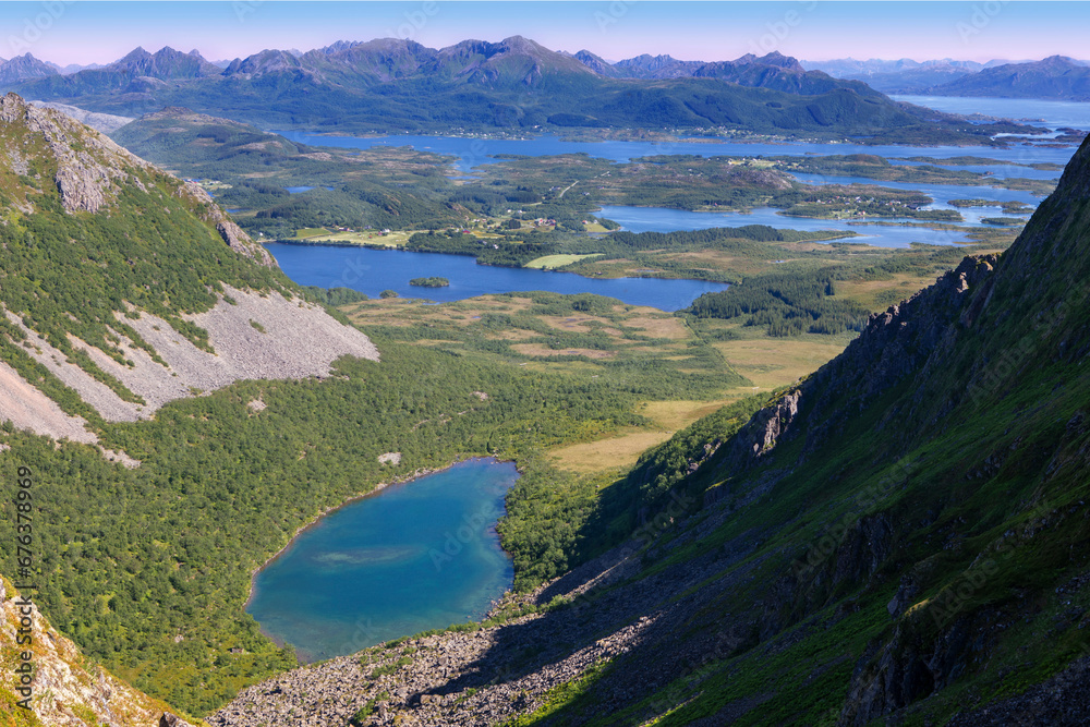 norwegian landscape in Lofoten