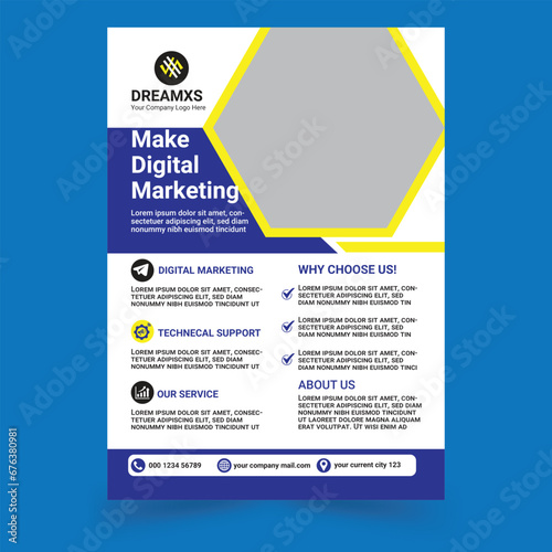 corporate business flyer template 