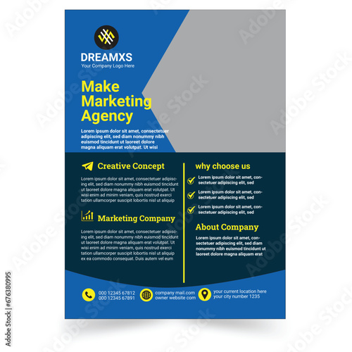 corporate business flyer template 
