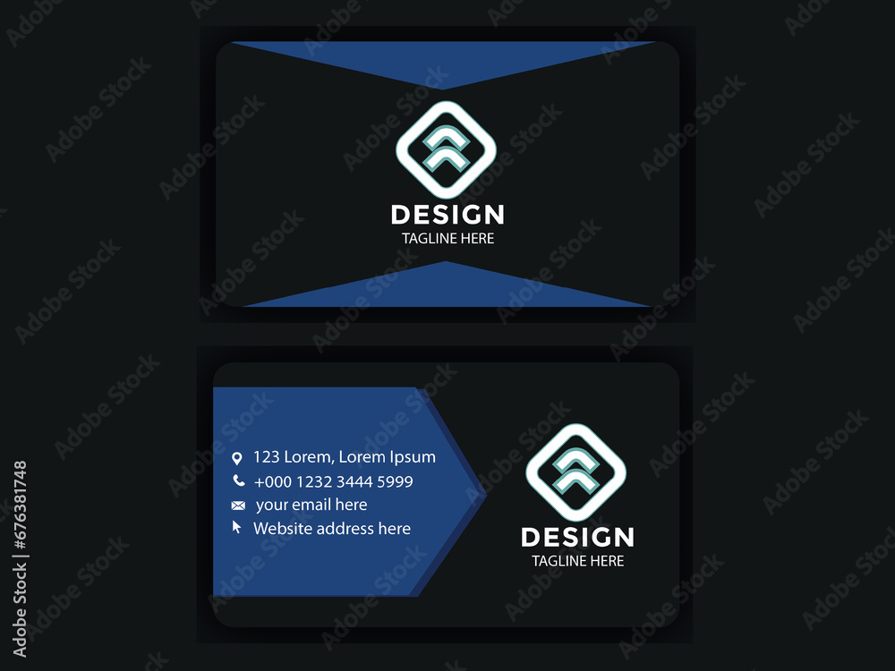 Simple Business Card design template