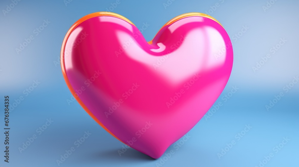 Inflated pink glossy heart shape balloon background. Valentine's, Mother's Day concept. Look like 3d. Cute Symbol of love. For card, party, design, flyer, poster, decor, banner, web, advertising. Inflated pink glossy heart shape balloon background. Valentine's, Mother's Day concept. Look like 3d. Cute Symbol of love. For card, party, design, flyer, poster, decor, banner, web, advertising.