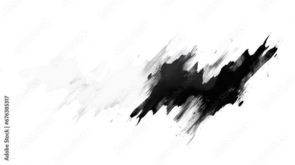 Abstract black in splash