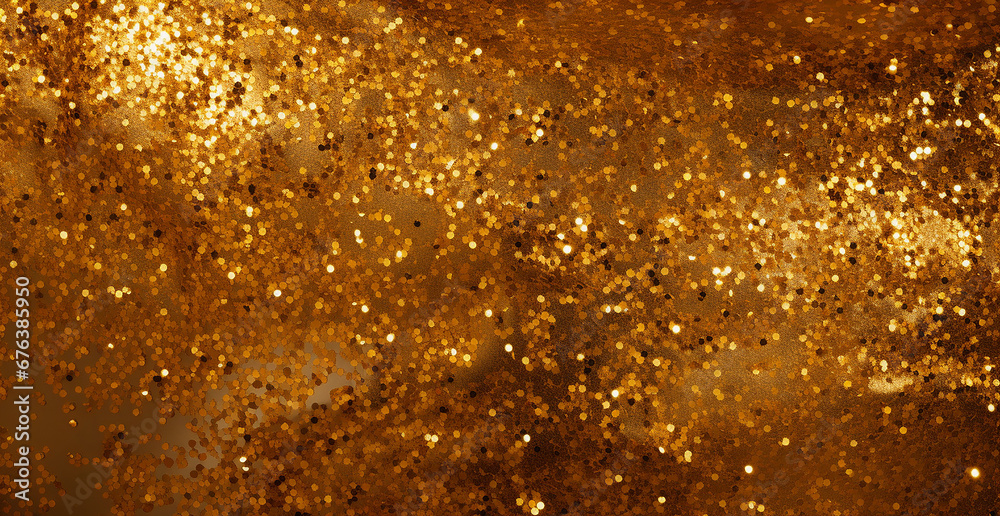Gold glitter sparkle texture background 