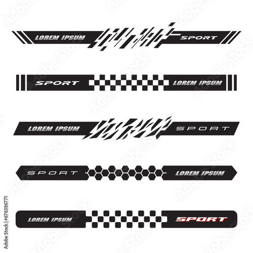 Set banners and lower thirds for banner Bars. Sport News. Streaming Video vector_20231110
