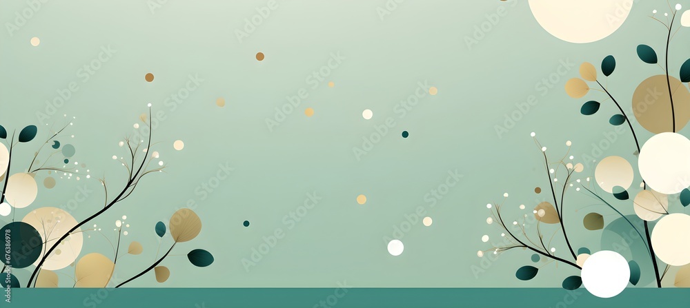 Abstract Mint color fall leaves background. Invitation and celebration card. Abstract Mint color fall leaves background. Invitation and celebration card.