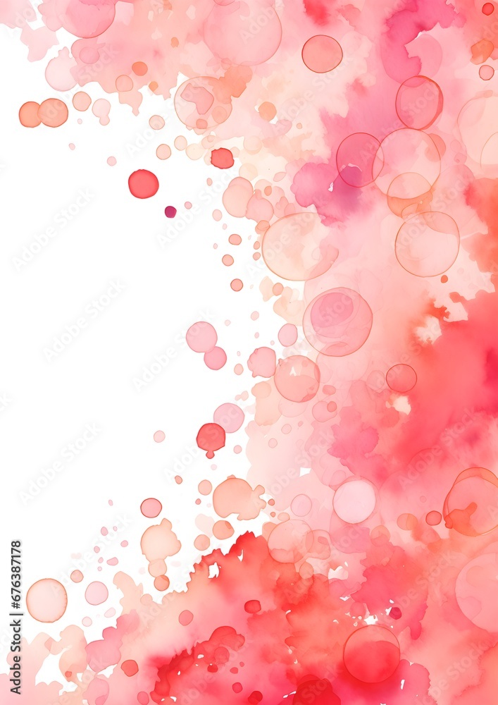 Abstract Pink snowflakes background. Invitation and celebration card.