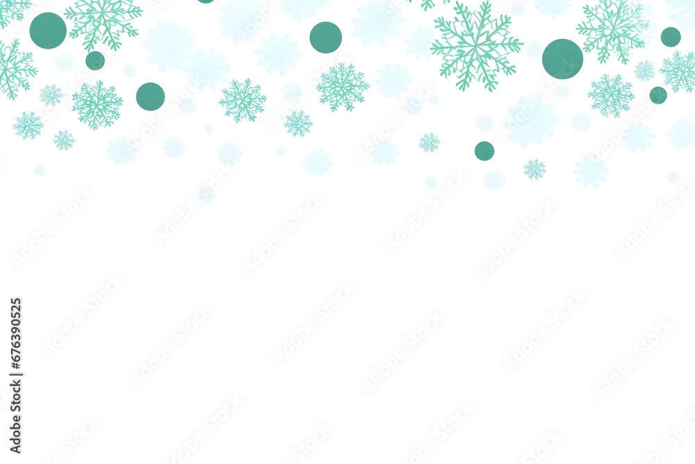 Abstract Jade color snowflakes background. Invitation and celebration card. Abstract Jade color snowflakes background. Invitation and celebration card.
