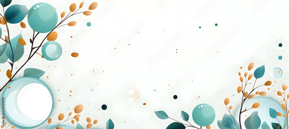 Abstract Turquoise fall leaves background. Invitation and celebration card. Abstract Turquoise fall leaves background. Invitation and celebration card.