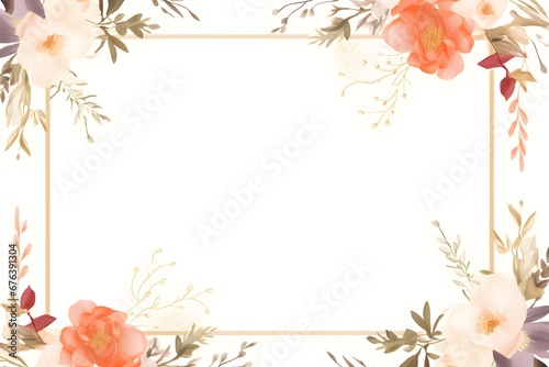 Abstract White Florals background. Invitation and celebration card.