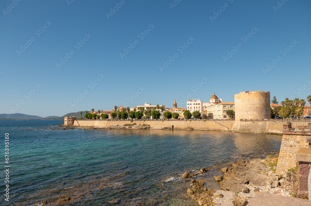 Alghero Sardinien City am Meer