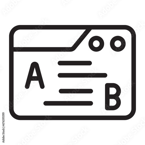 translator line icon