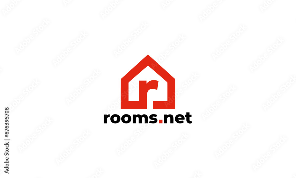 Rooms .Net logo desgin Rooms .Net logo desgin