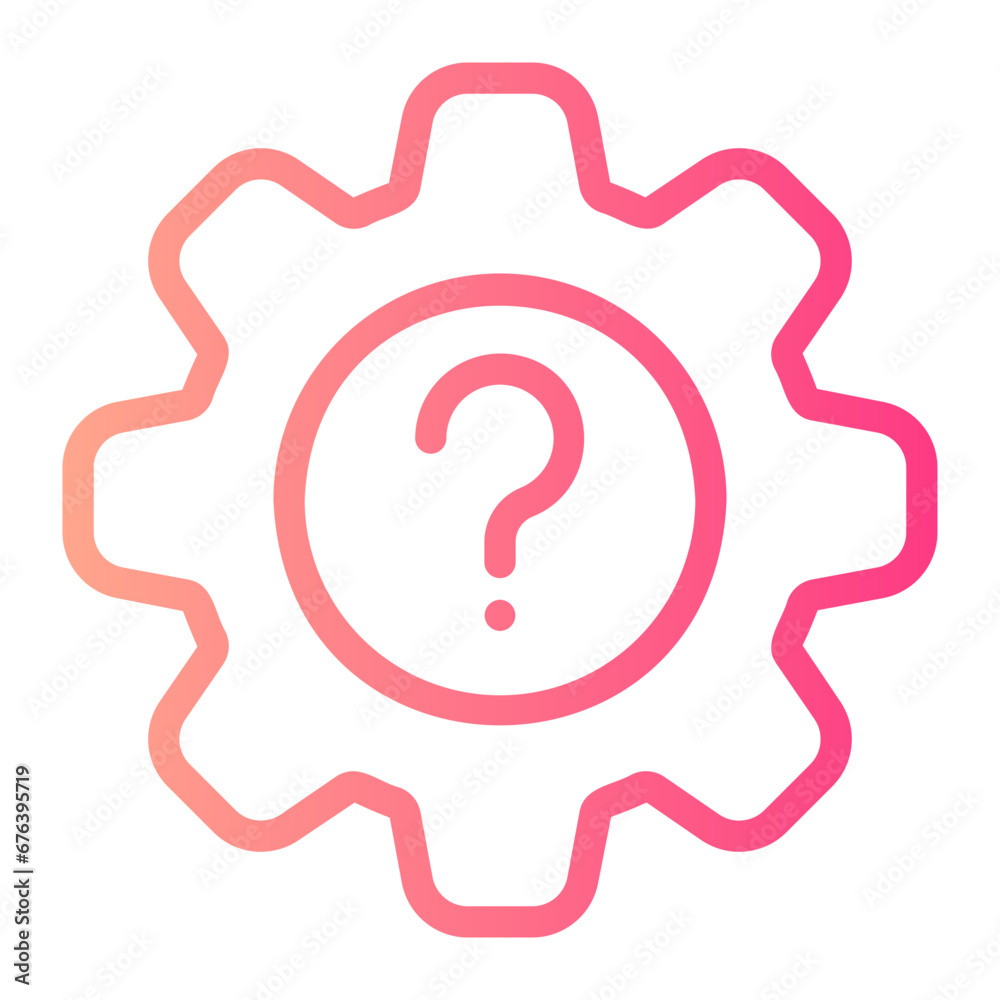 gear gradient icon gear gradient icon