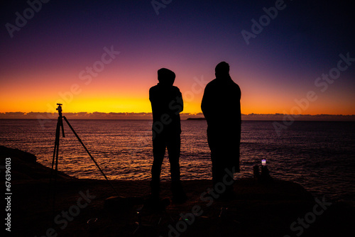 sunrise in florianopolis, sunny morning on the beach, sunny morning, camping at sunrise.