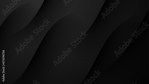 abstract black background with wavy texture composition photo