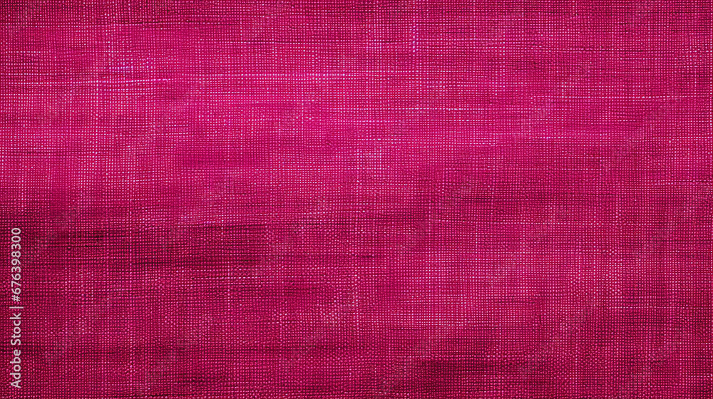 Fototapeta premium Magenta Linen Texture Background, Ideal for Cloth-related Designs.