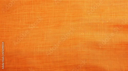 Orange Linen Texture Background, Ideal for Cloth-related Designs.