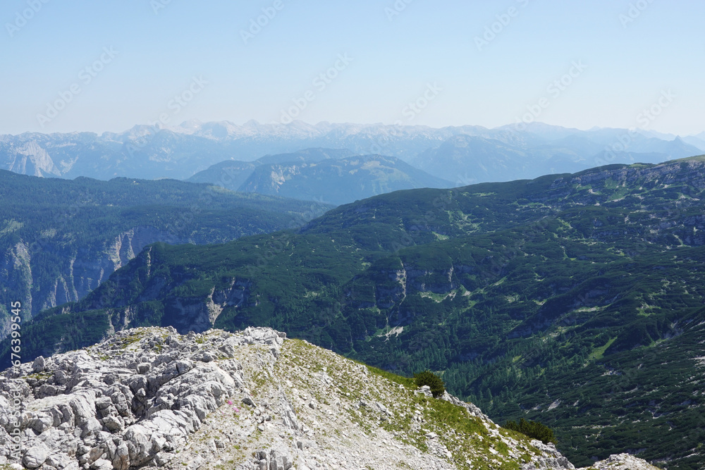 The view from Krippenstein mountain, Austria