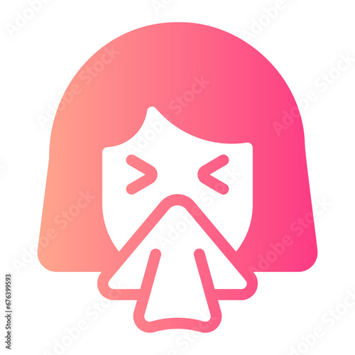 sneeze gradient icon