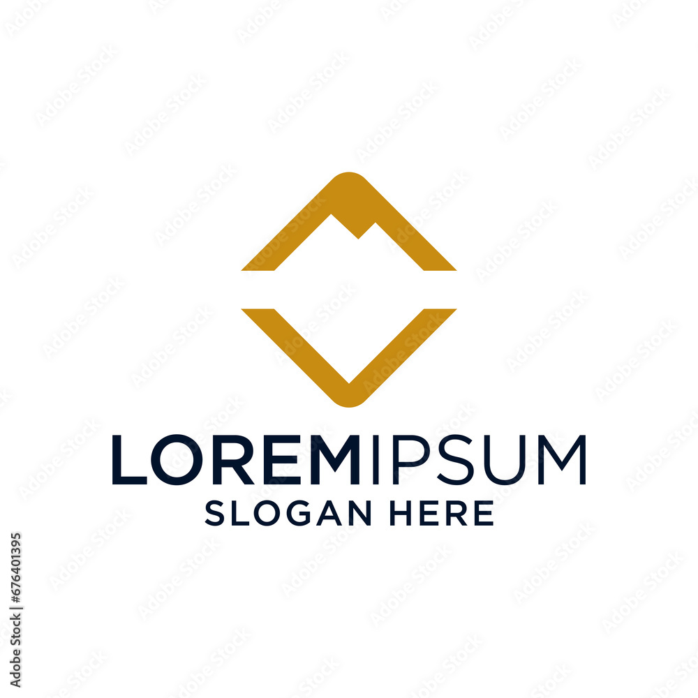 creative sample design mountane logo landscape island creative sample design mountane logo landscape island